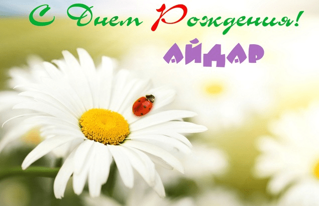 Картинки с днем рождения Айдара