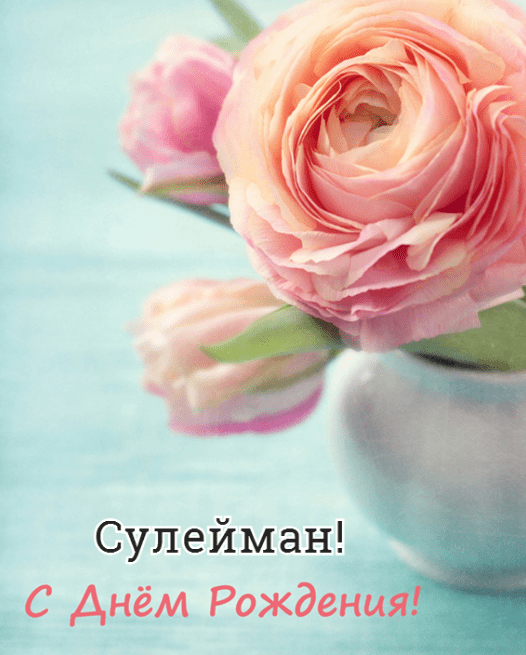 Картинки с днем рождения Сулеймана
