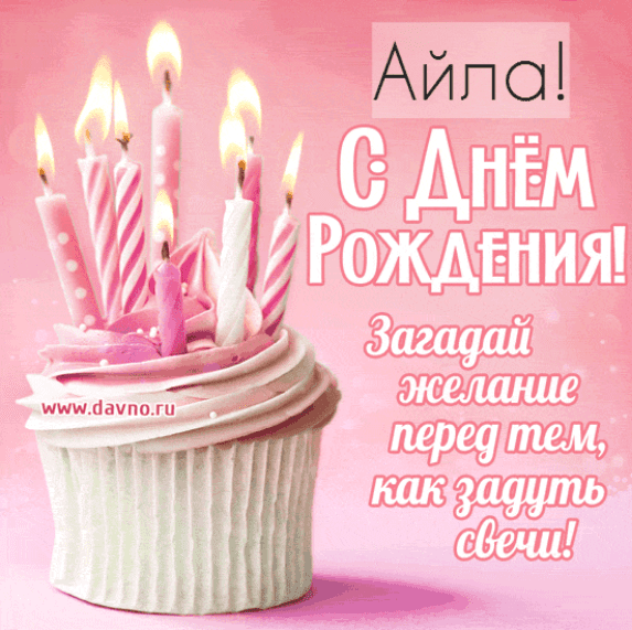 Картинки с днем рождения Айлы